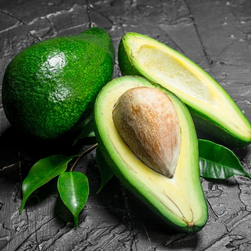 avocat coupé en deux